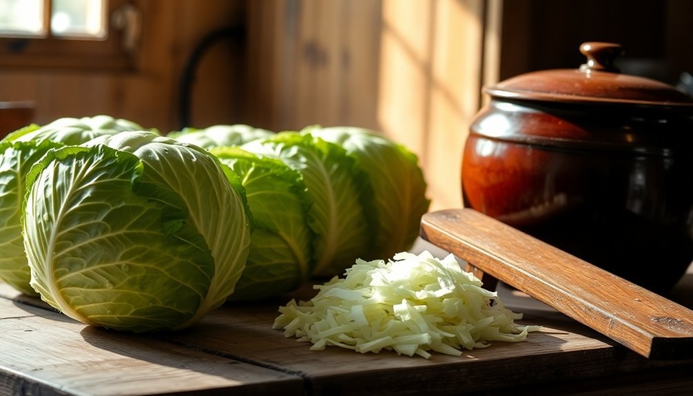 firm clean well trimmed cabbage