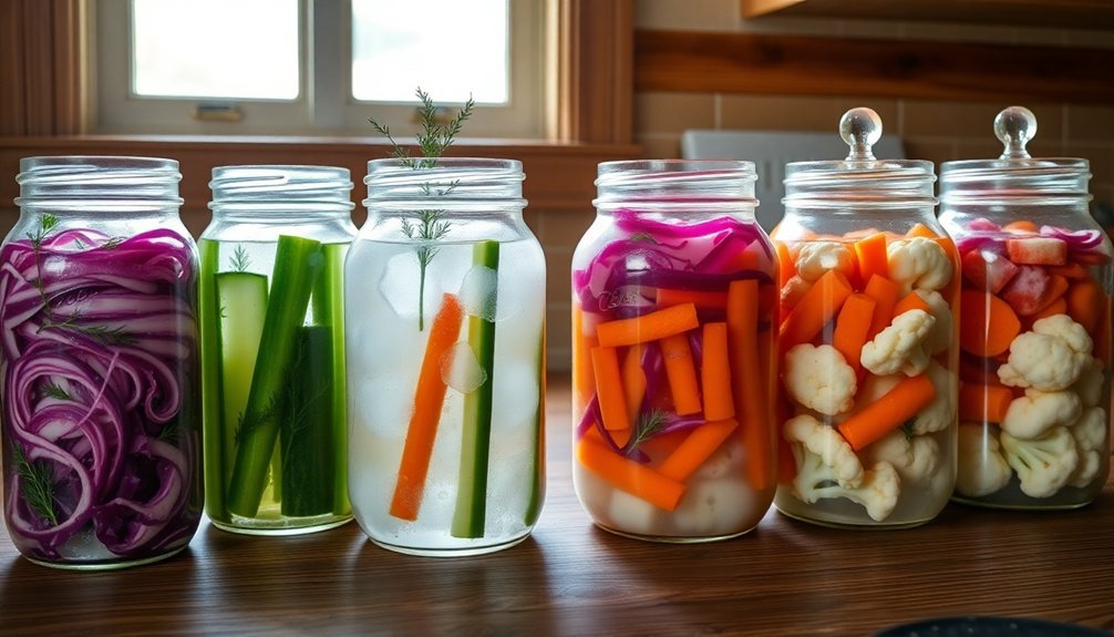 keep vegetables under brine