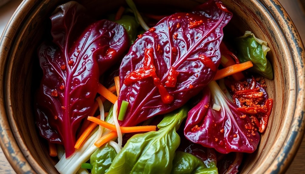 salting and fermenting cabbage