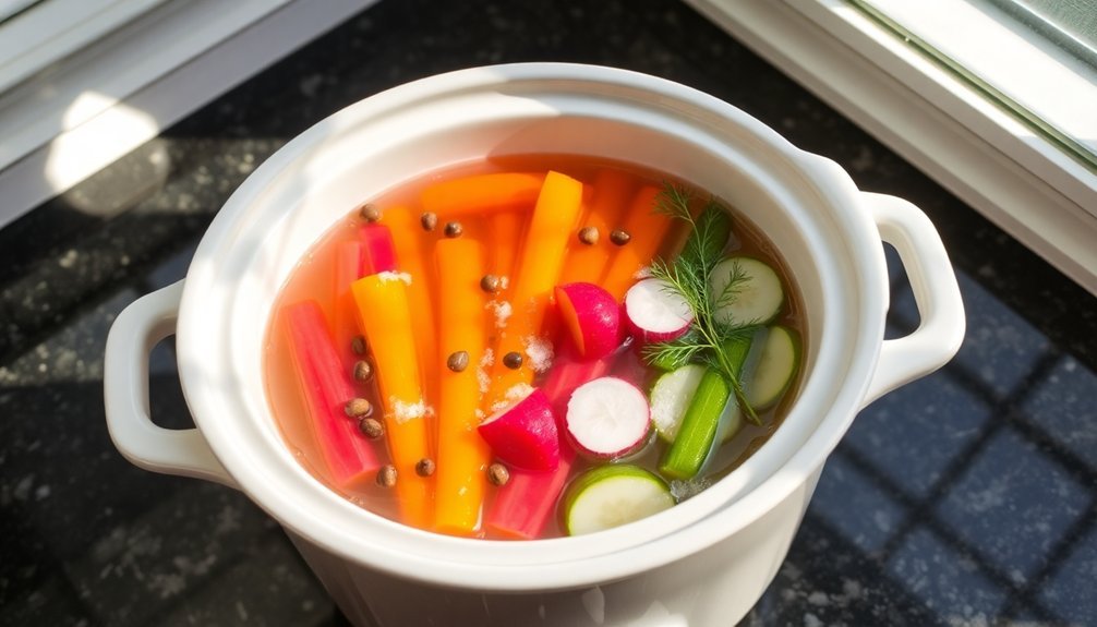 saltwater brine vegetable fermentation