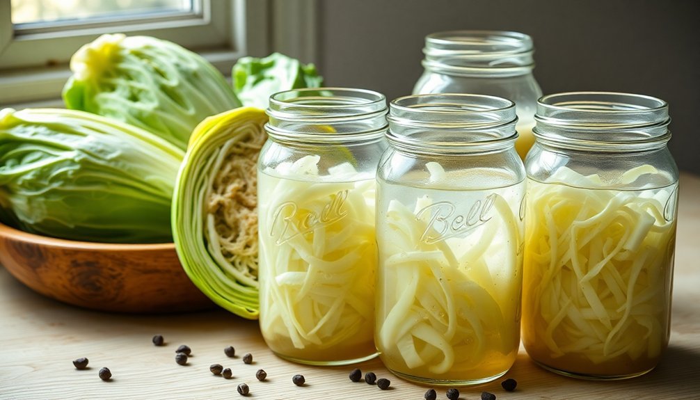 simple cabbage and salt