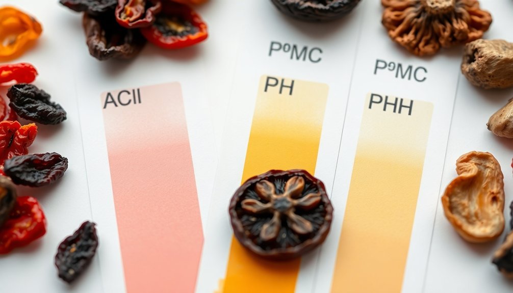 acid concentration via drying