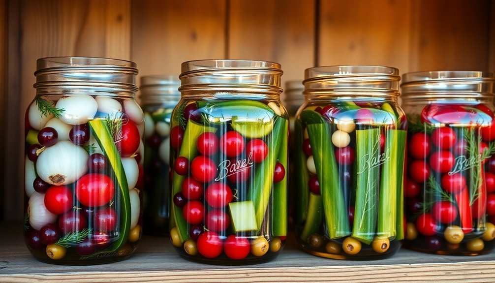 alcohol infused pickled delicacies