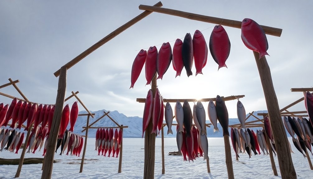 arctic drying structures utilized