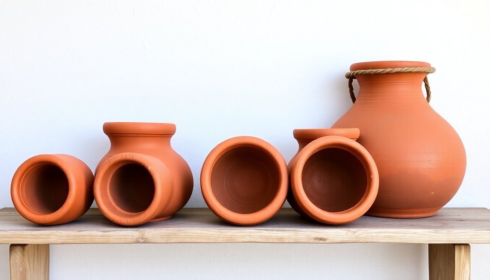 authentic indian clay pots