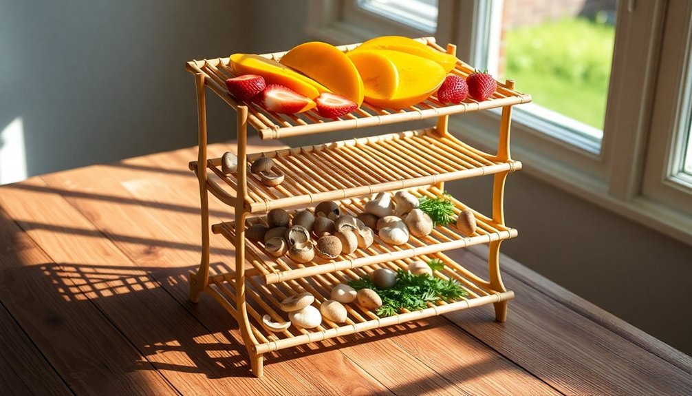 bamboo racks for dehydration