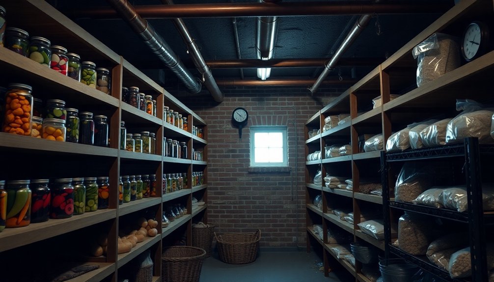 basement food storage solution