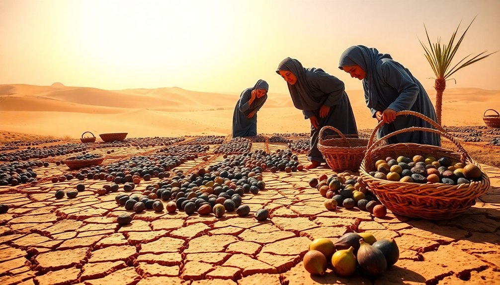 Traditional Berber Sun-Drying Methods For Desert Survival