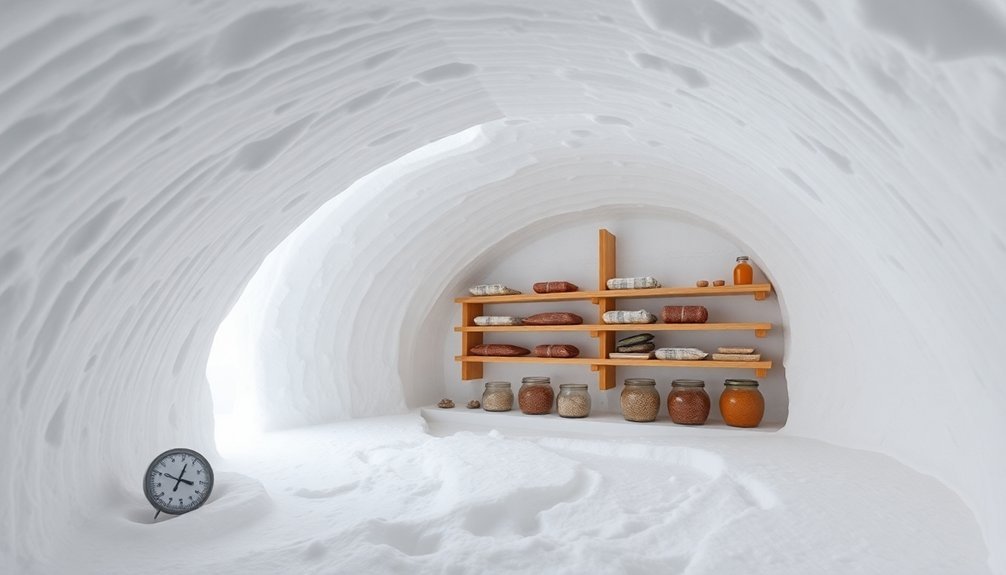 building a snow cave