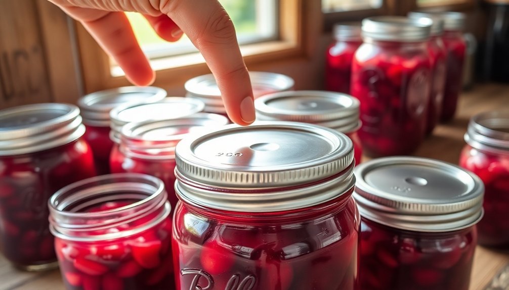 check canning lid seal