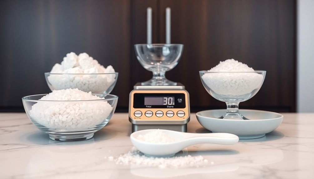 choosing and measuring salt