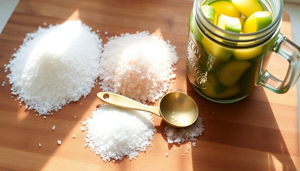 choosing appropriate salt type