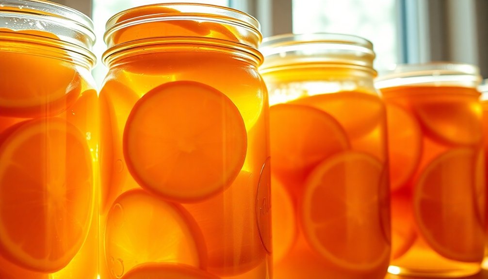 citrus preserved in honey