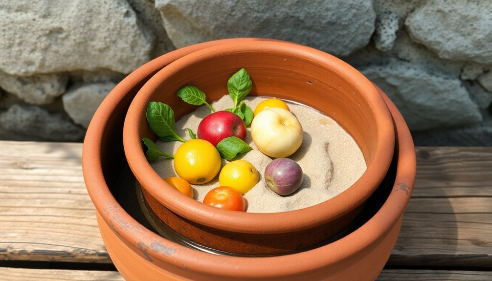 clay pot food cooling