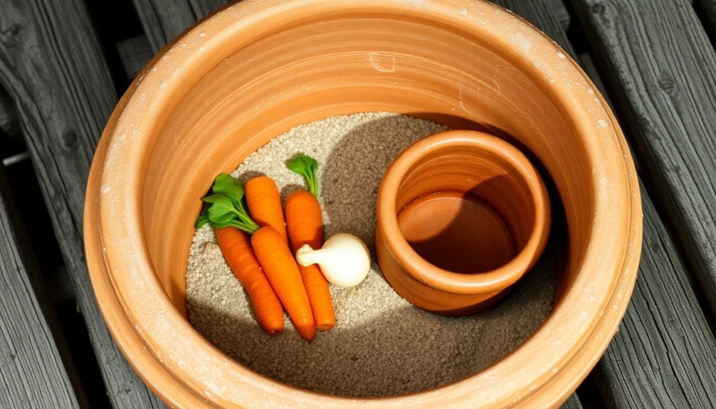 clay pot storage techniques