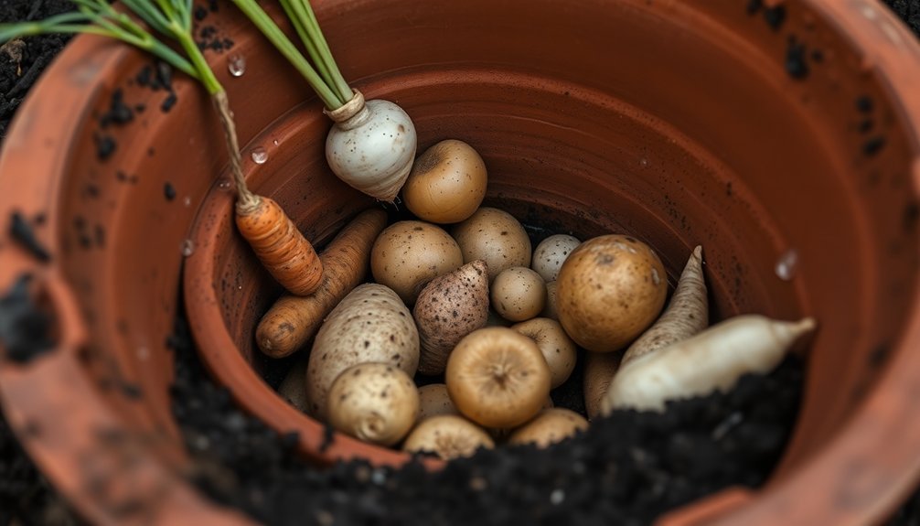 clay pots for storage