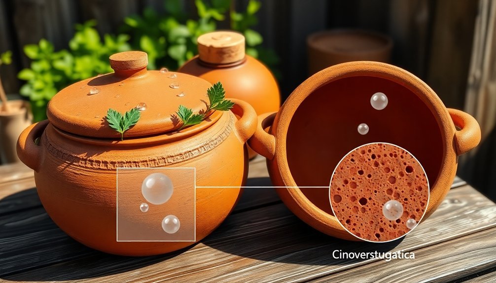 clay pots preserve freshness