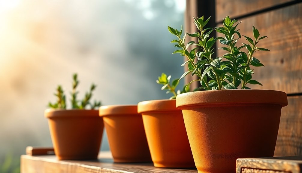 clay pots weather resilience