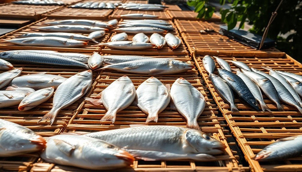 cleaning and preparing fish