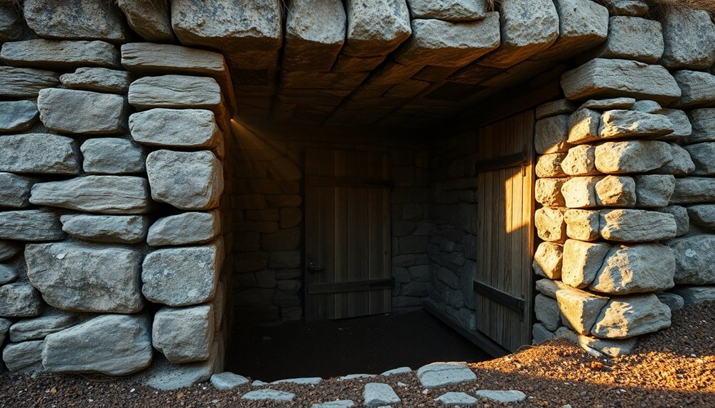 construction beneath ground frost