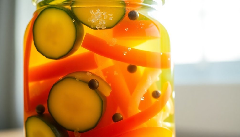 crisp home pickled vegetable technique
