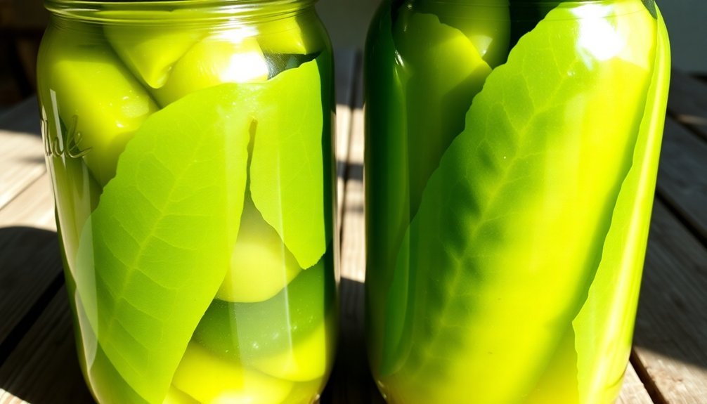 crispy texture of pickles
