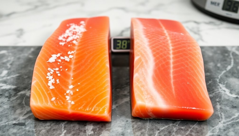 curing salmon with salt