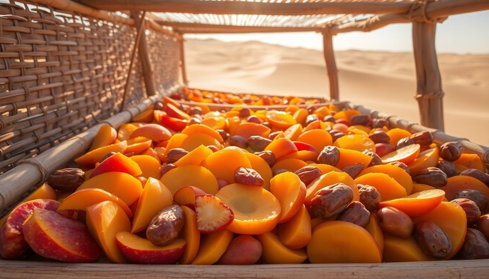 Sun-Dry Fresh Fruits in Hot Desert Climates