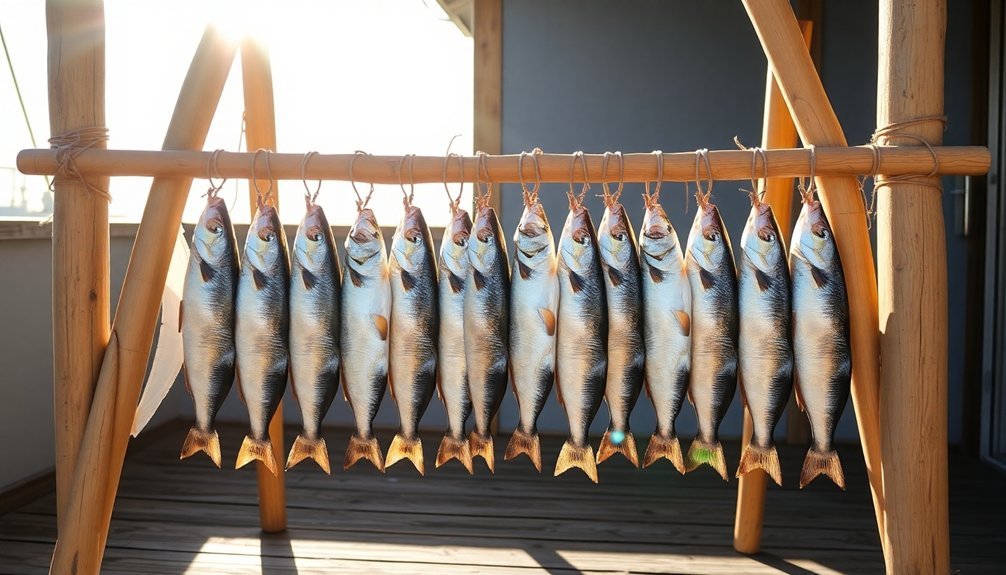 diy fish drying rack