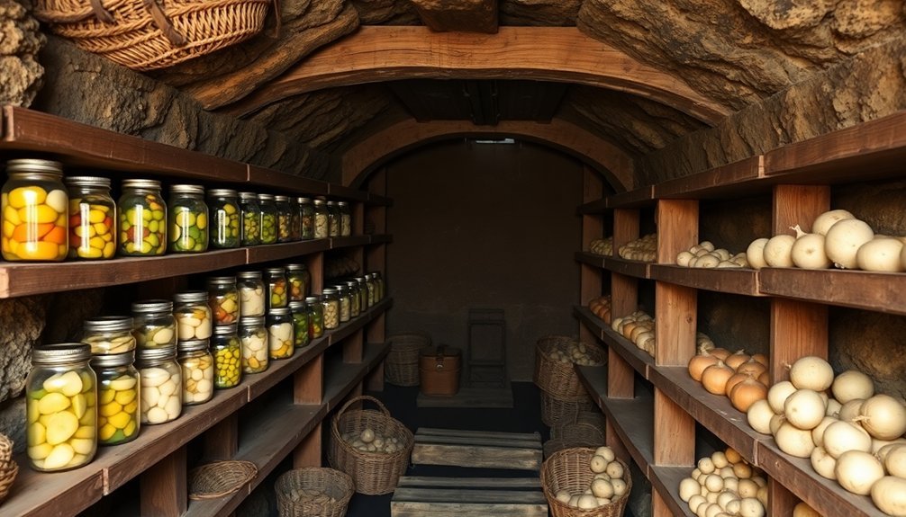 diy root cellar storage solutions