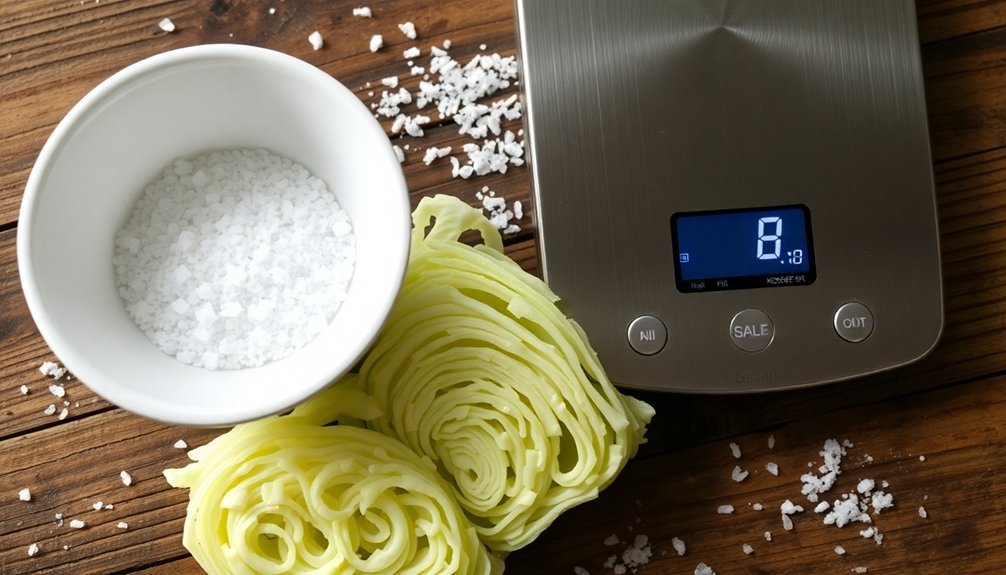 dry salting method ratios
