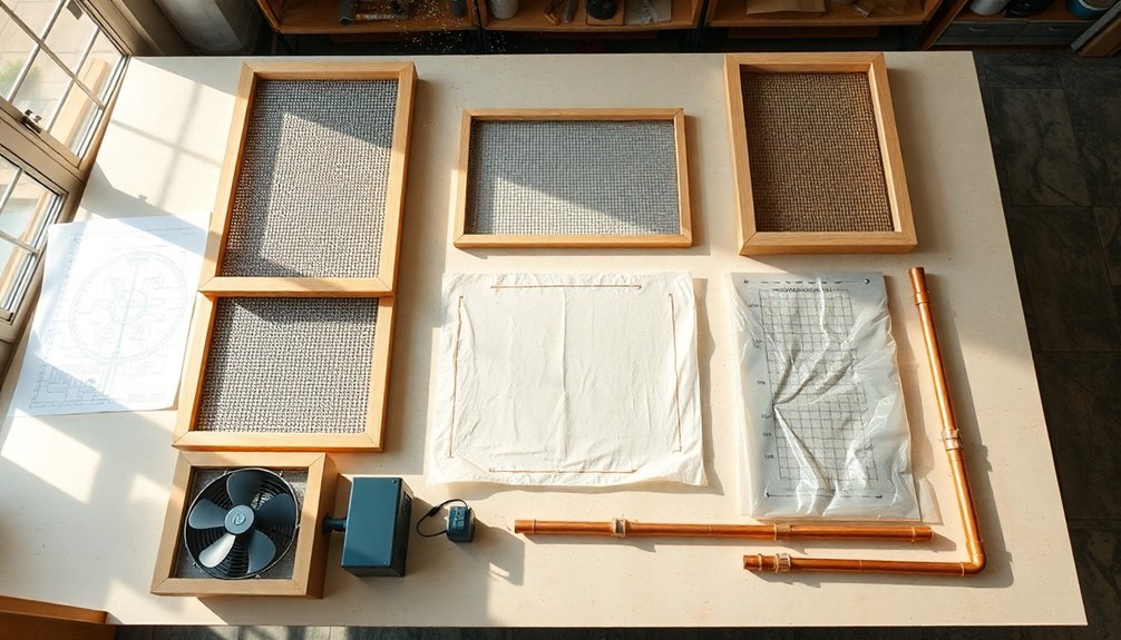 drying system layout planning