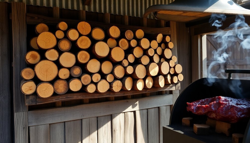 efficient wood storage techniques