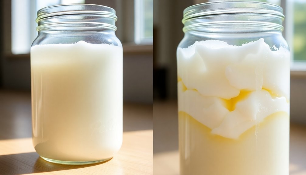 fermentation alters milk kefir