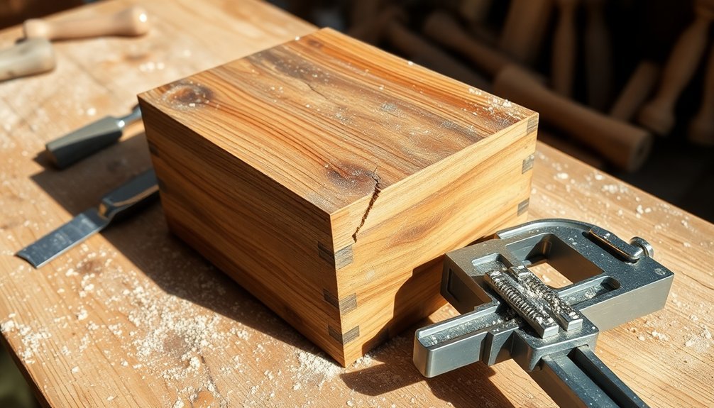 fixing damaged wooden joints