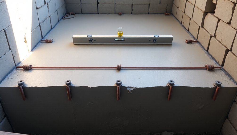 foundation and wall construction