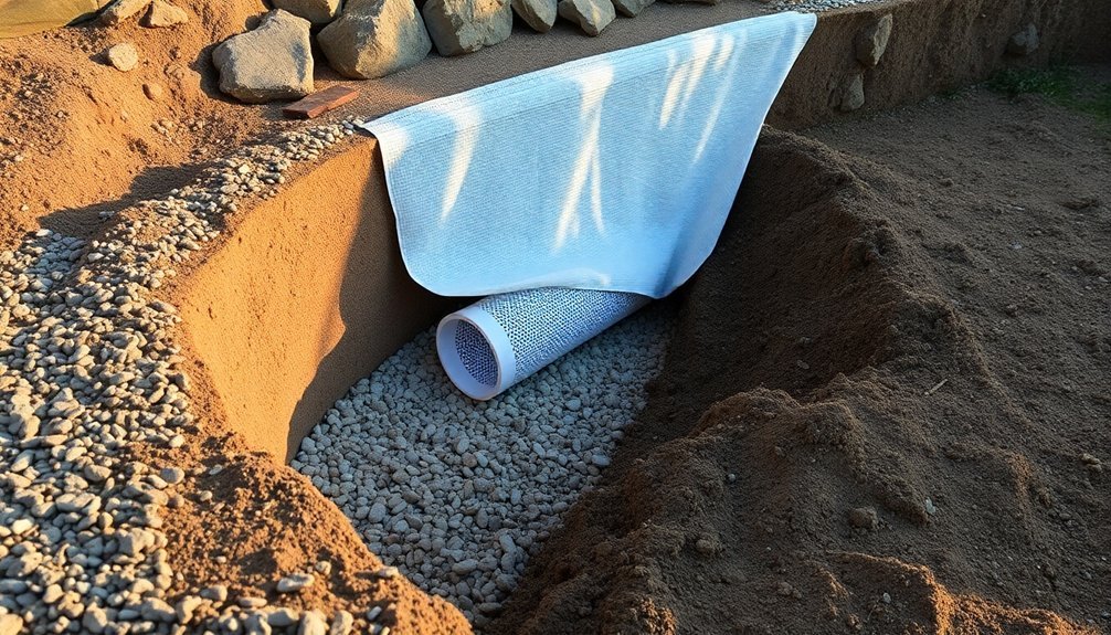 french drain installation process