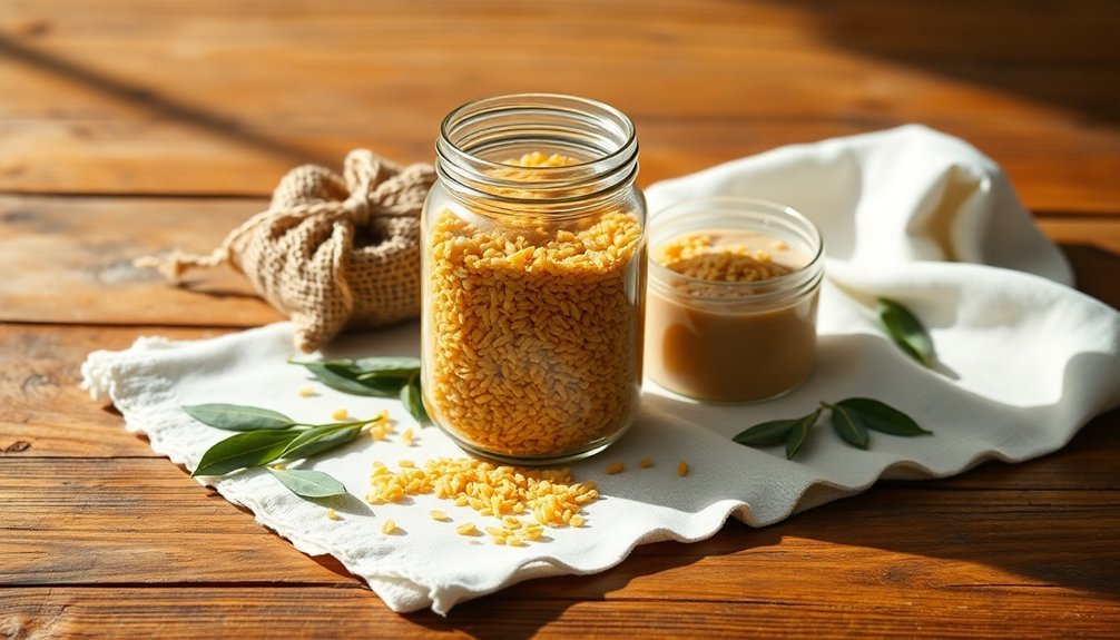 fresh rice bran storage