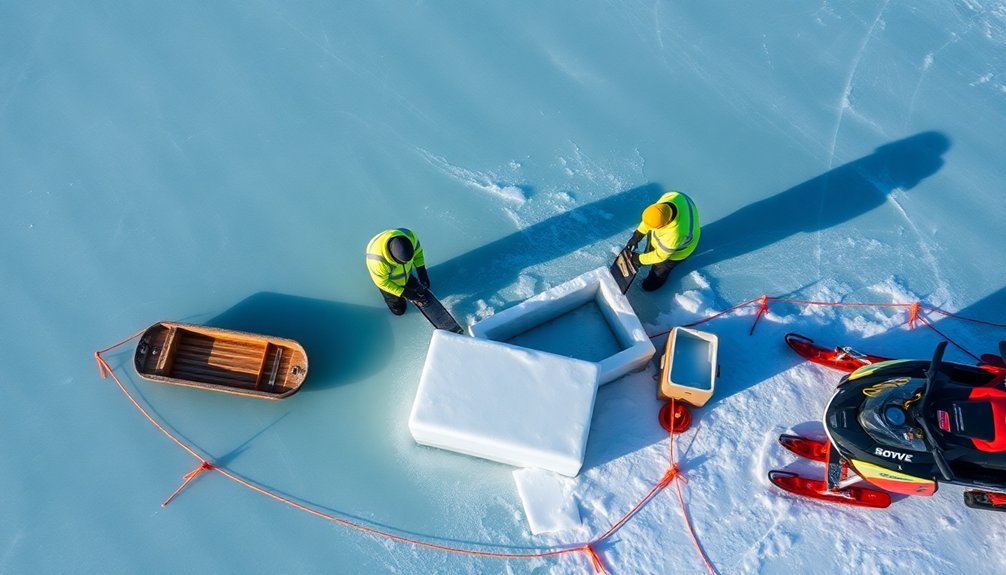 frozen lake safety precautions