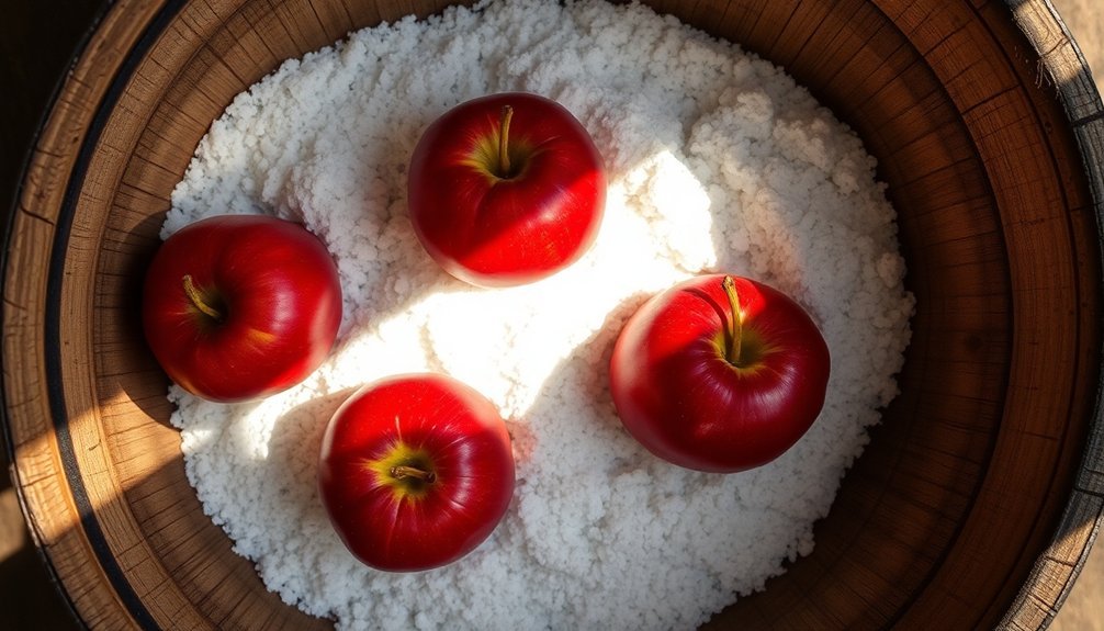 fruit ash preservation method