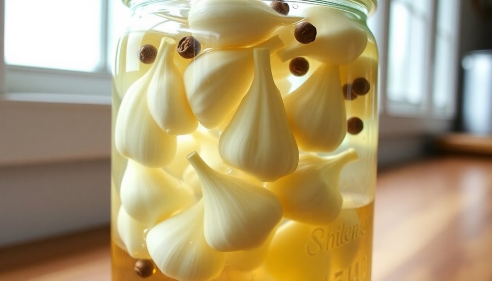 garlic preservation using vinegar