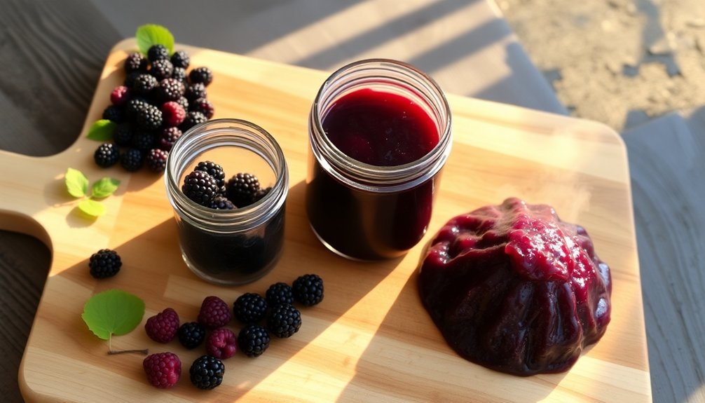 gathering wild berry bounty
