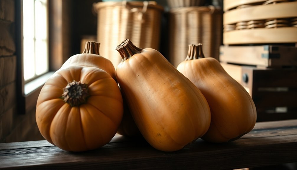 harvest squash at maturity