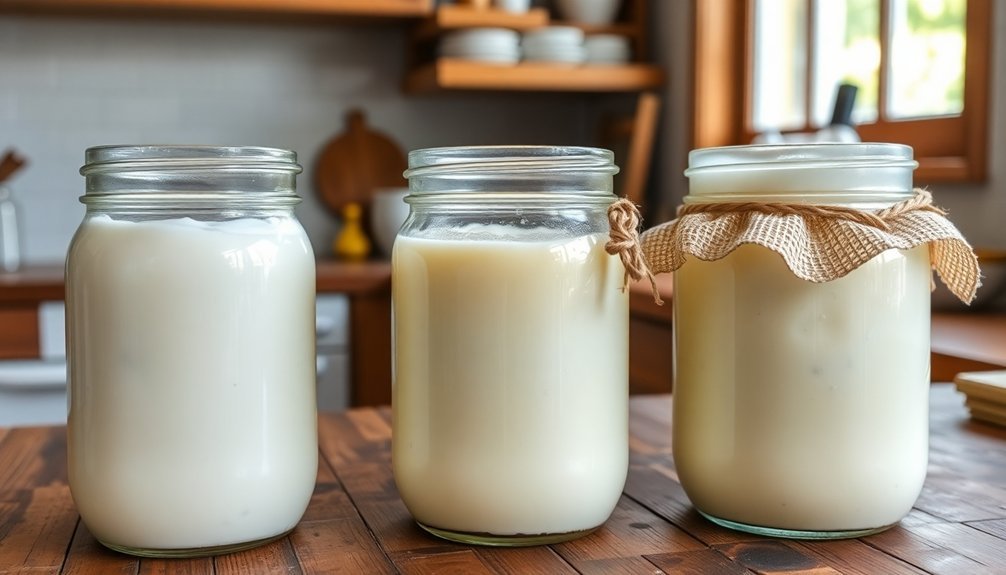 homemade natural dairy starters