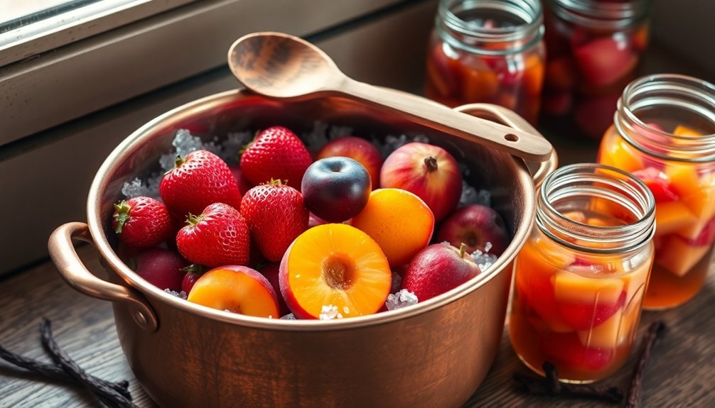 homemade sweet fruit spreads