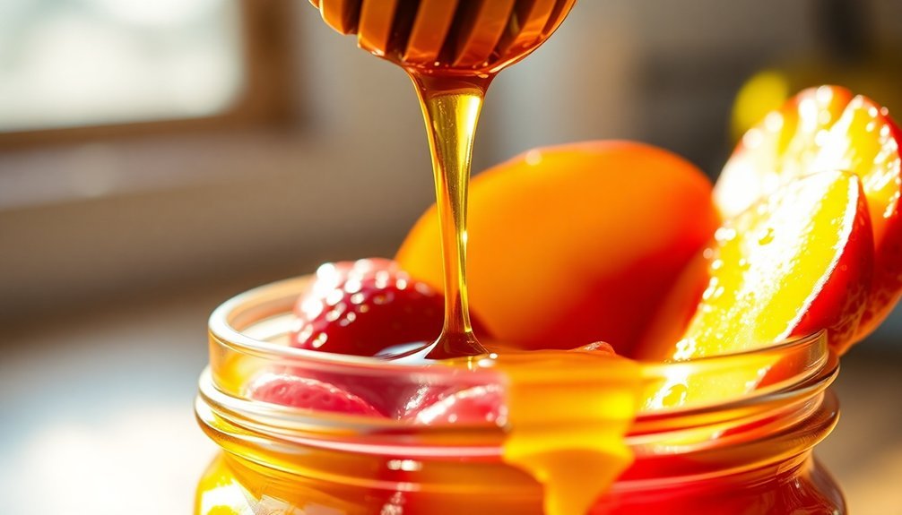 honey fruit preservation method