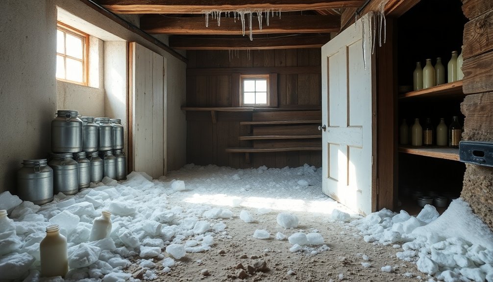 ice houses preserve dairy freshness