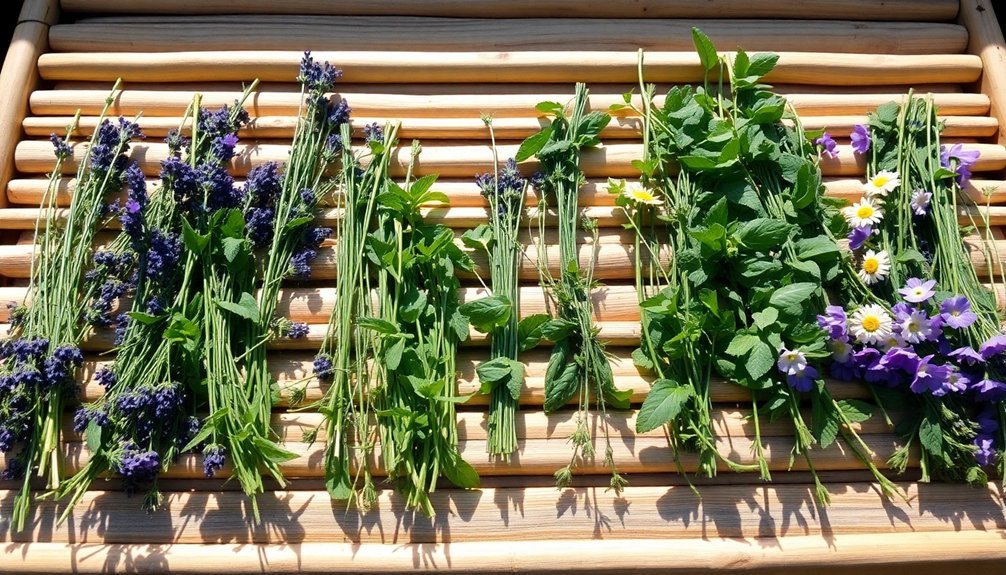 ideal herbs for drying