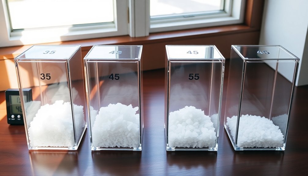 ideal humidity for salt
