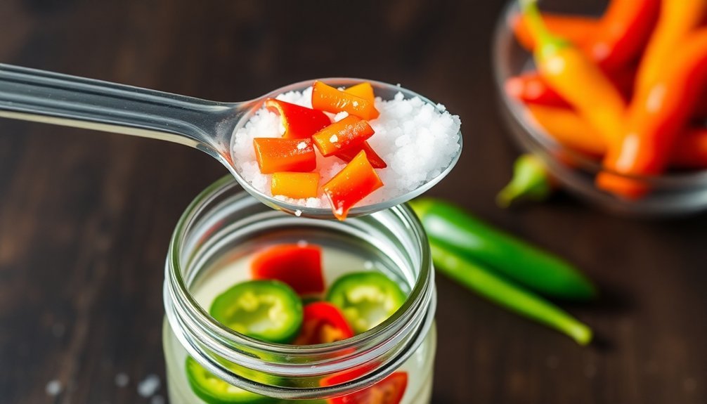 ideal salt levels fermentation